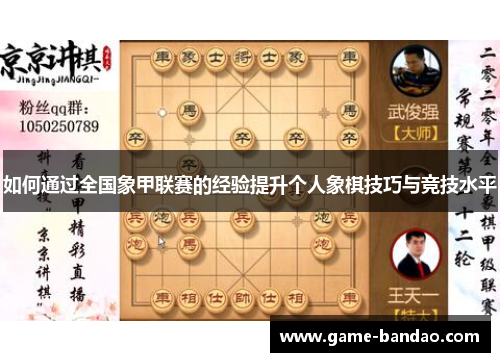 如何通过全国象甲联赛的经验提升个人象棋技巧与竞技水平